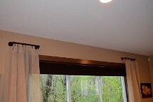 18 inch short curtain rods