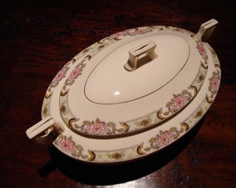 Homer Laughlin covered dish vegetable tureen 1929