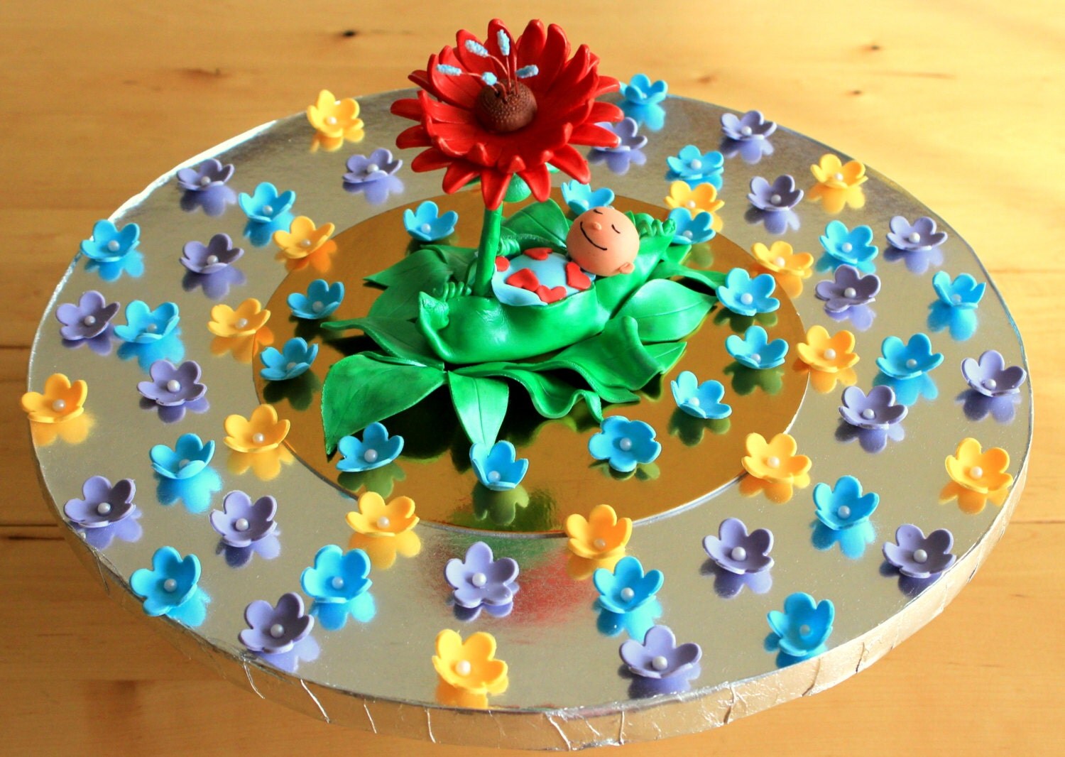 Small Fondant flowers Any color