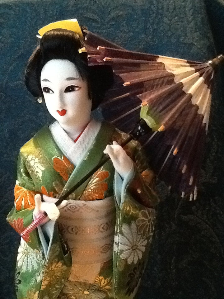 Nishi Doll with Umbrella