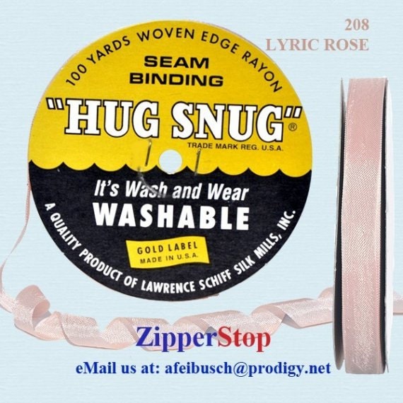 LYRIC ROSE Hug Snug Seam Binding 100 yard roll 1/2