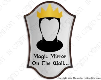 Mirror Mirror On The Wall Snow White snow white mirror | etsy Mirror Mirror On The Wall Snow White snow white mirror | etsy