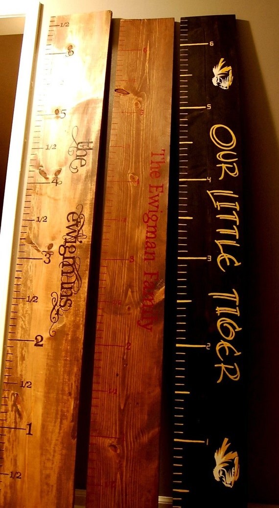 Items Similar To Personalized Measuring Stick 6 5 Ft X 10 Inch On Etsy