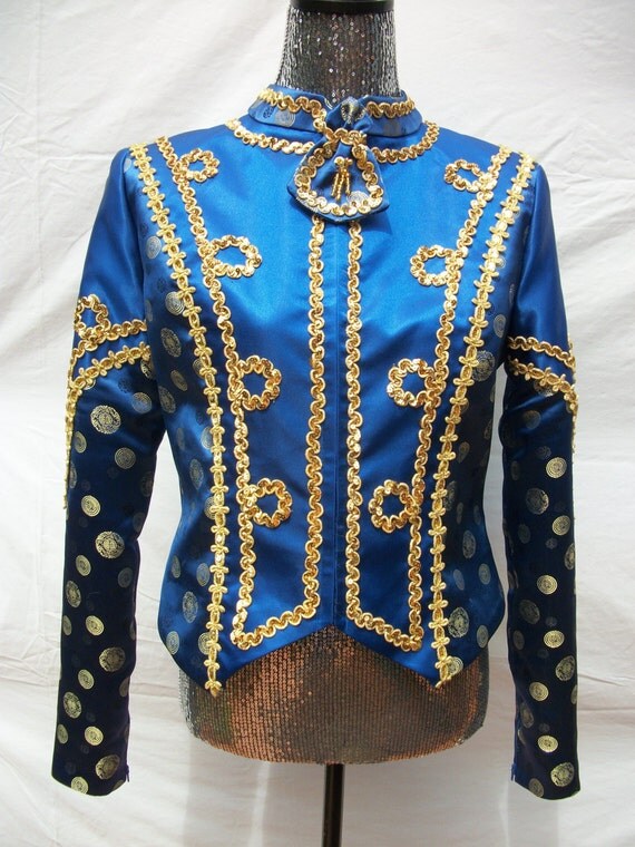 blue western jacket