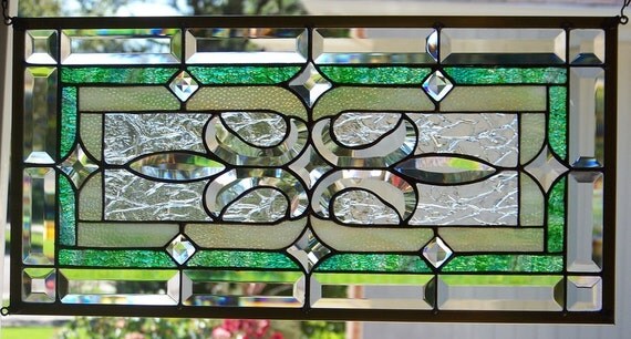 Stained Glass Window Hanging By Stevesartglass On Etsy 0462