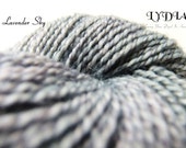 Twist: Alpaca/Merino Hand Dyed Yarn by LYDIA in Lavender Sky