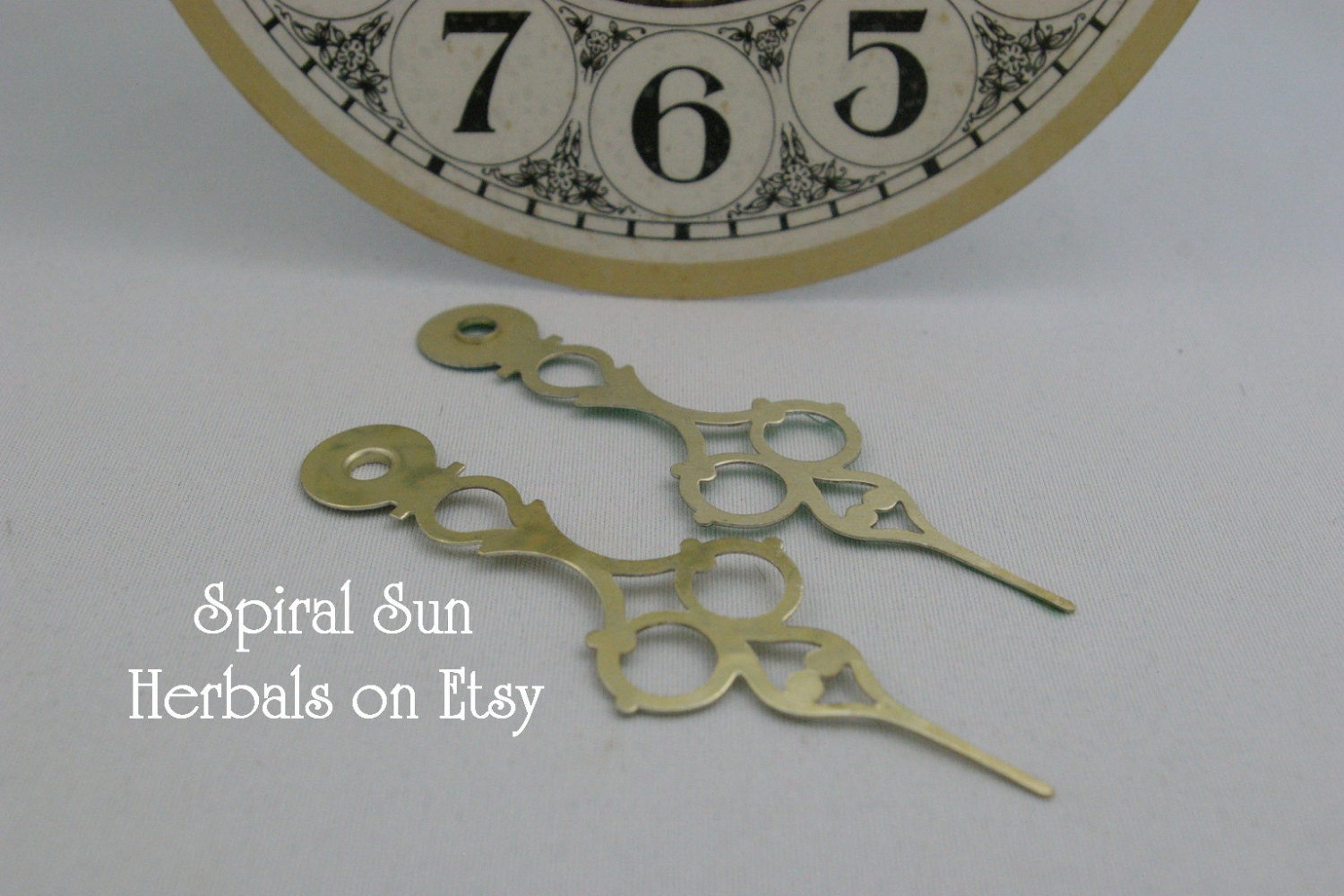 Clock hands Ornate 2 Large 3 inch Vintage Clock Parts