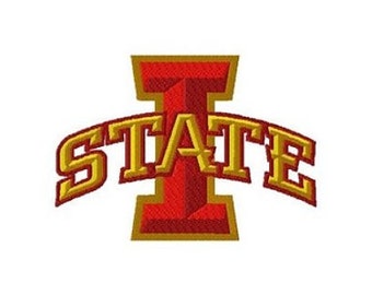 Iowa State Logo Machine Embroidery