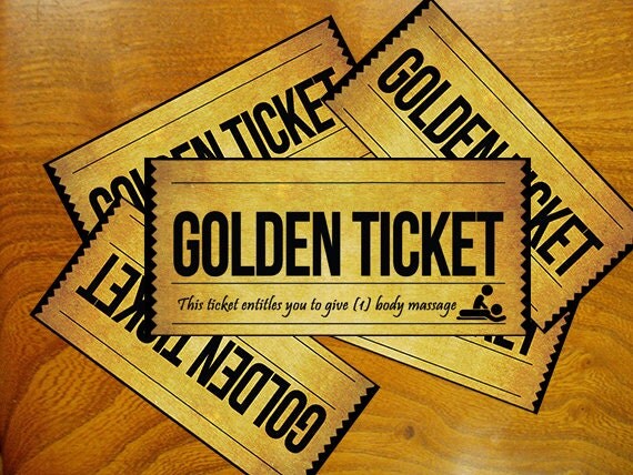 golden ticket willy wonka instant download by domuzcukprintables