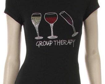 group therapy wine shirt