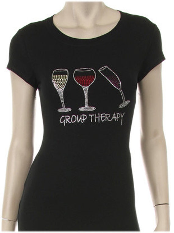 group therapy wine shirt