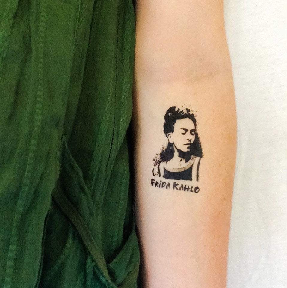 2 Frida Kahlo Temporary Tattoos GeekTat
