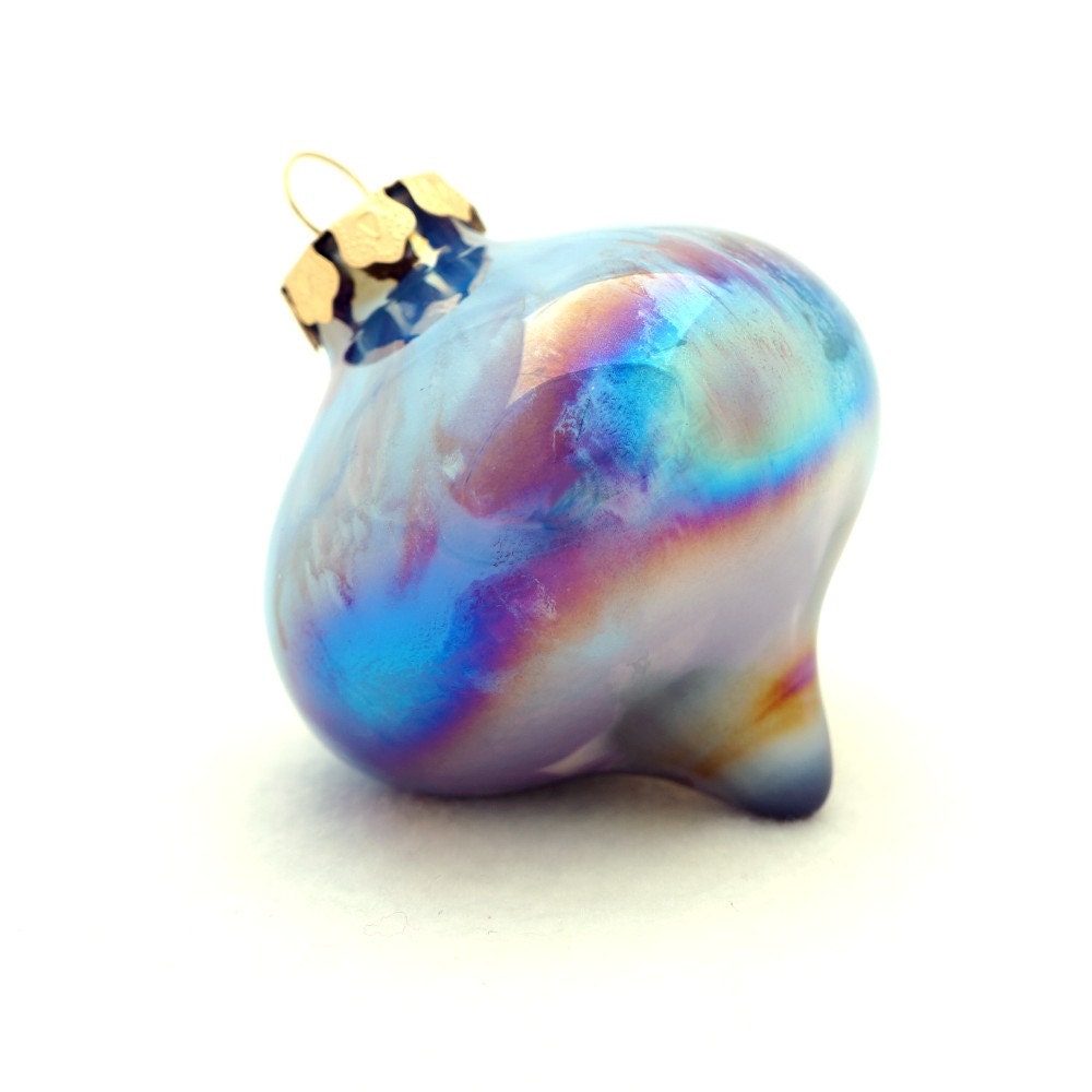 glass christmas ornament hand painted inside iridescent glass christmas ornament hand painted inside iridescent