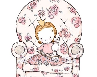 Children's Art -- Royal Once Upon A Time -- Archival Print