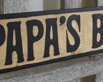 Papa’s Garden sign