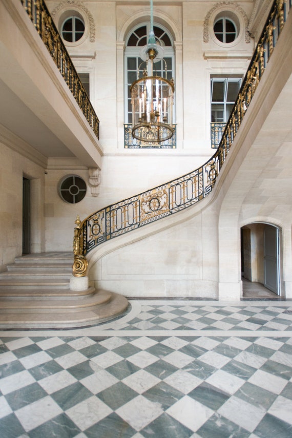 Versailles France Photography Staircase at Le by GeorgiannaLane