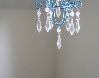 Periwinkle Pixie Car Chandelier MADE TO ORDER