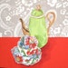 A Fine Art Giclée print of an original gouache watercolour painting called Coffee Pot by Claire Leggett