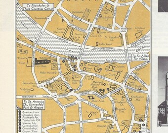 Street map Basel Switzerland PDF