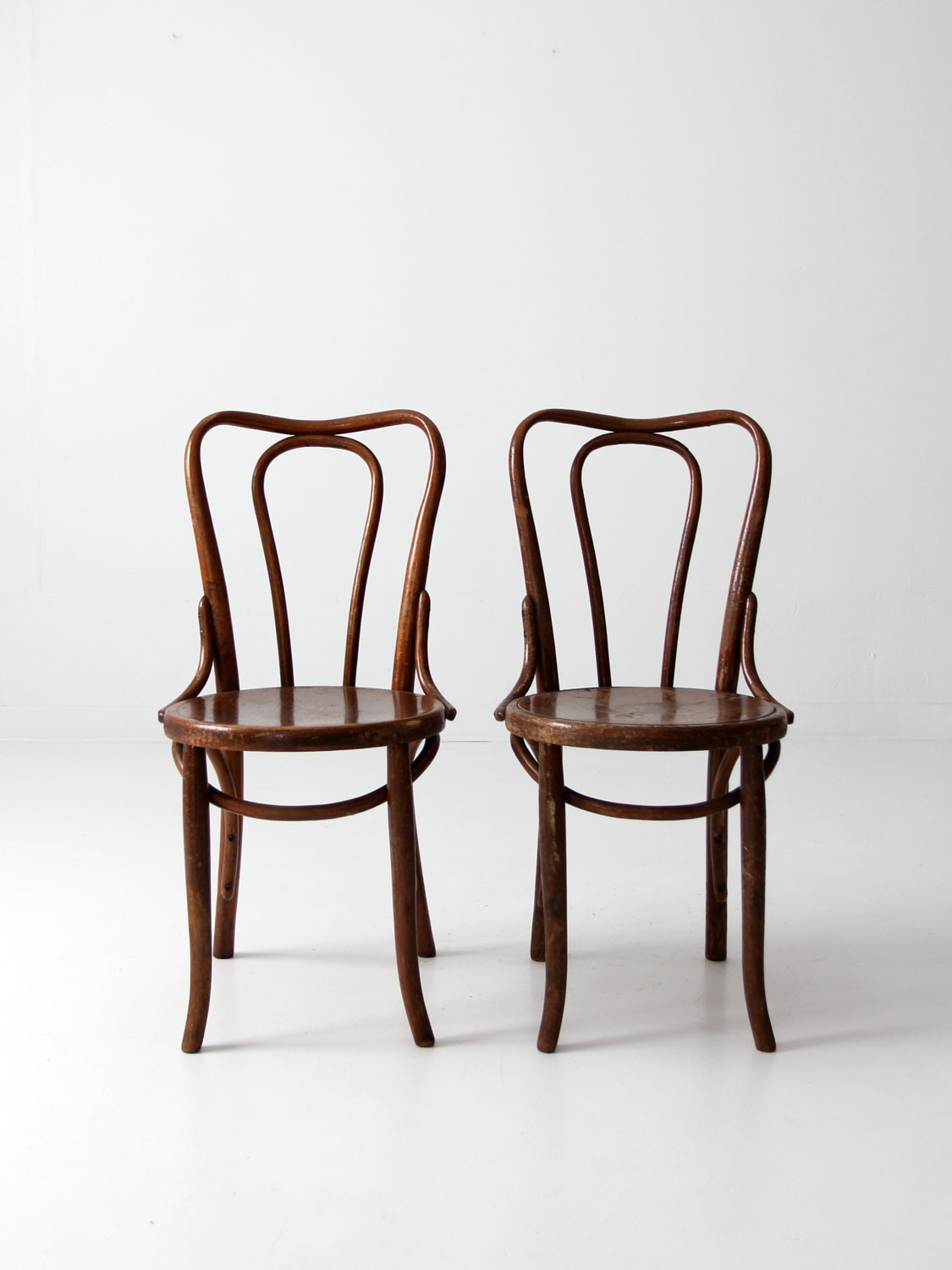 antique bentwood chairs / style cafe chair pair by 86home