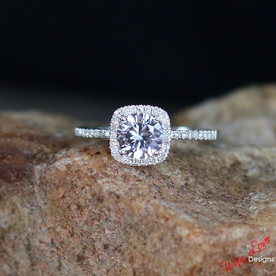Oval Sapphire Pave Halo Ring Oval Sapphire Pave Halo Ring