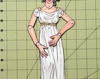 Gorgon Medusa Articulated Paper Doll