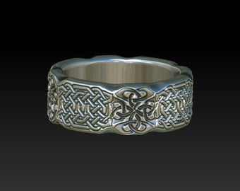 wedding band celtic ring celtic band celtic wedding band mens ring wedding band for women ladies wedding rings unisex ring ZB13