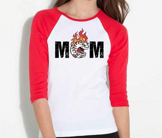 Baseball Mom women custom shirt Jersey.