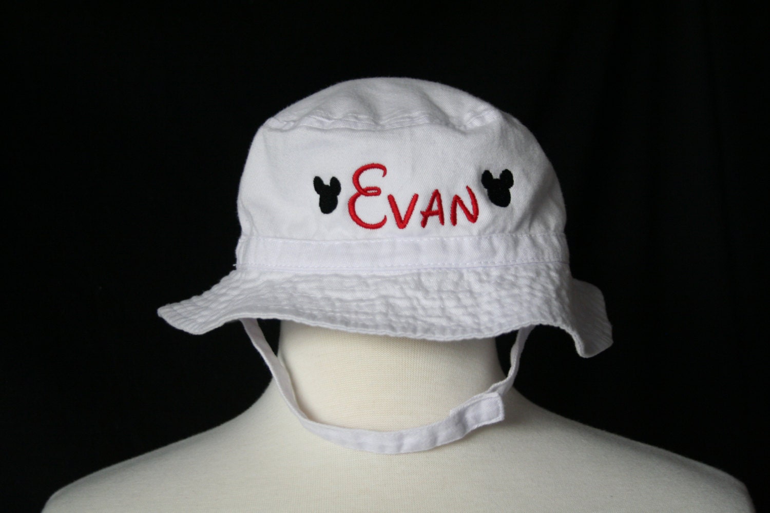 Personalized Infant & Toddler Bucket Hat with Chinstrap