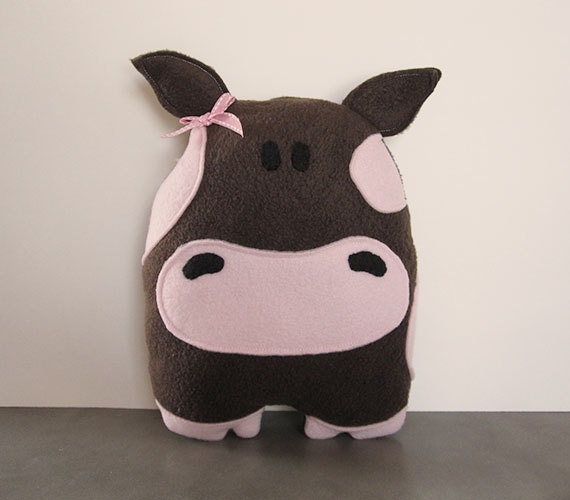 brown cow stuffed animal
