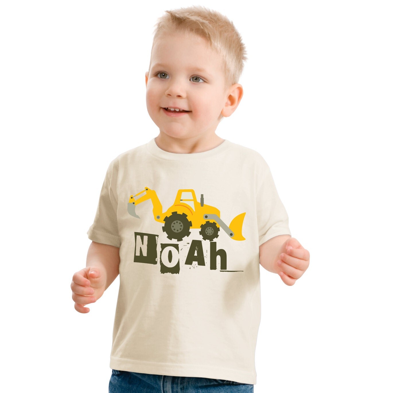 Tractor T-shirt Backhoe Shirt Backhoe Birthday by ItsyBitsyWear