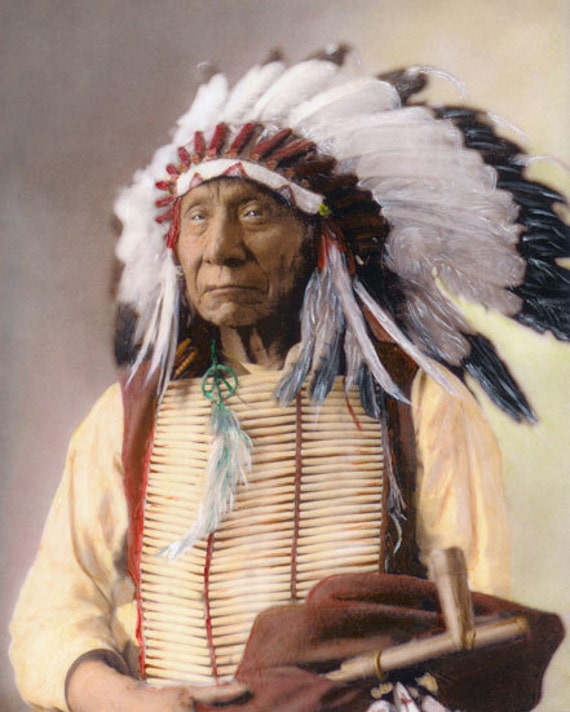 Chief Red Cloud Makhpia-sha Oglala Sioux Native American