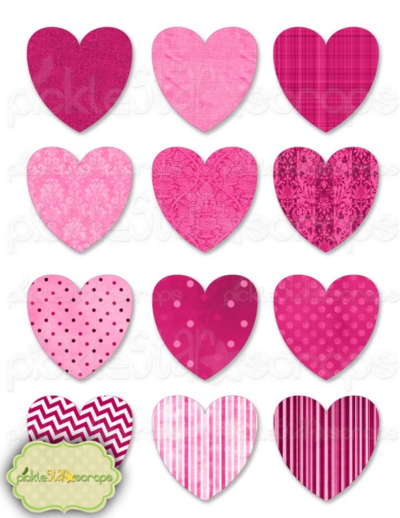 Hearts Vol4 12 Individual Hearts PDF File Printable