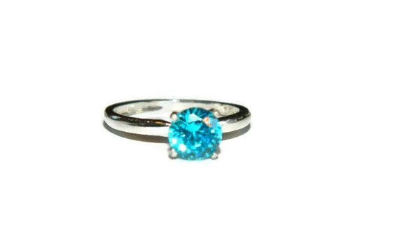Blue Diamond Promise Rings 65