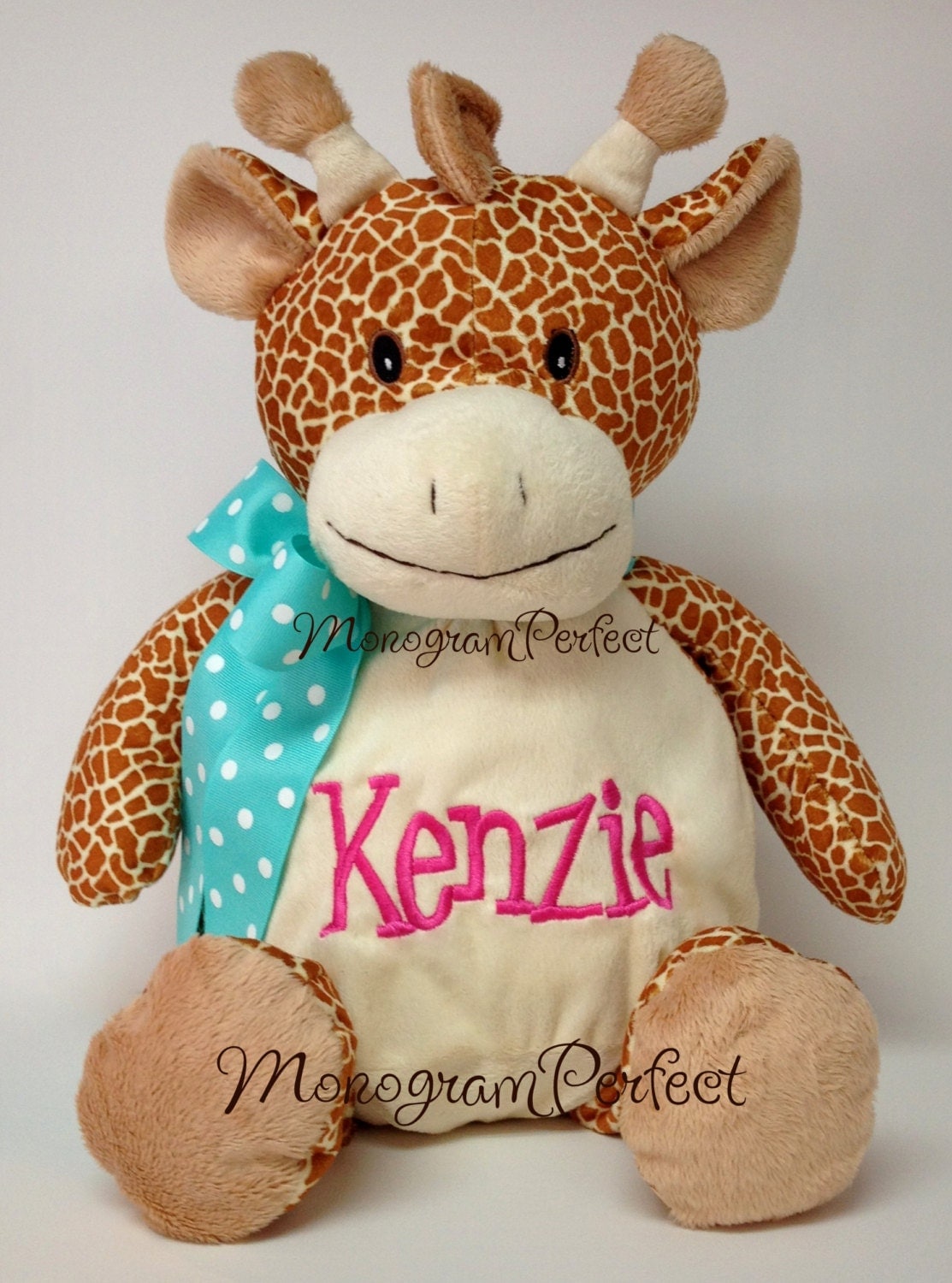 personalized giraffe stuffed animal