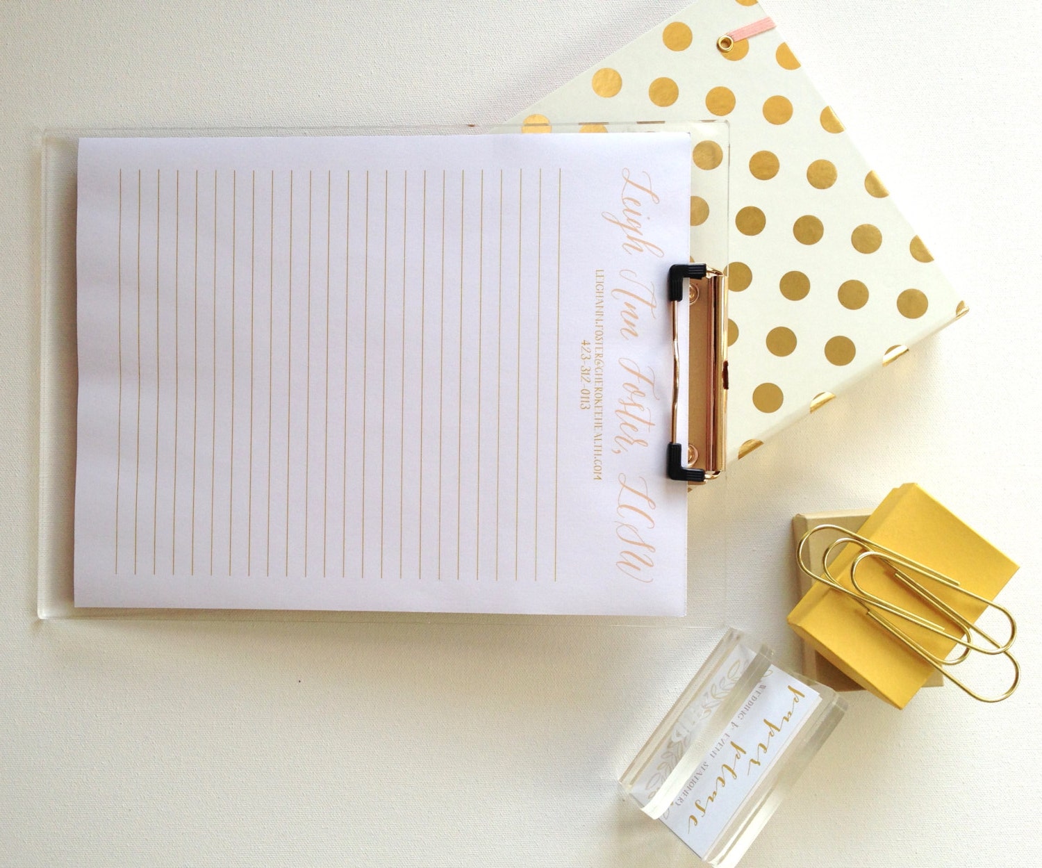 8.5x11 Custom Note Pad Personalized / Logo