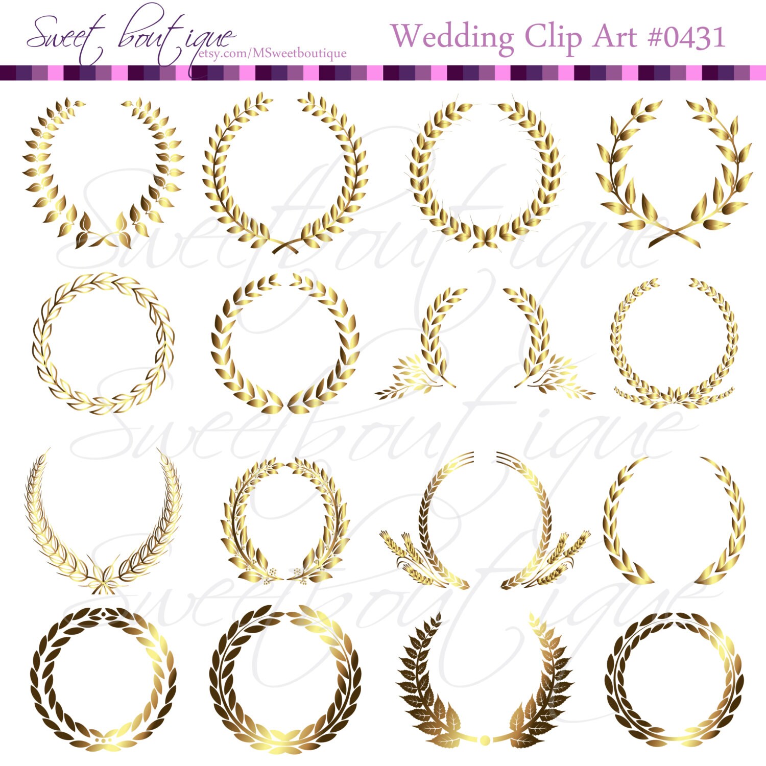 Laurel Wedding Clipart gold wedding laurel clipart wedding invitation wreath Laurel Wedding Clipart gold wedding laurel clipart wedding invitation wreath