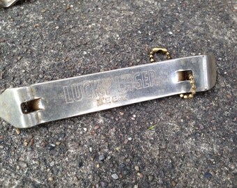 Lucky Lager Beer Crown Bottle Opener Vintage Advertising Breweriana