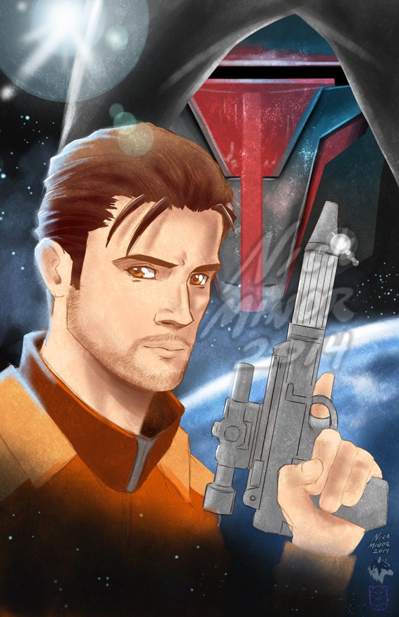 Items similar to Carth and Revan - Star Wars Knights of the Old Republic on Etsy - il_570xN.600235253_ced5