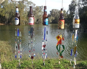 Beer Bottle Wind Chime (Made to order Choose your Beer Bottle)