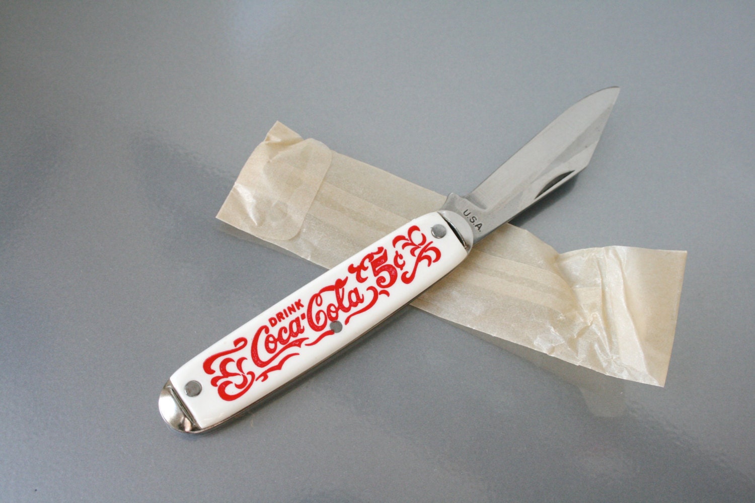 Vintage CocaCola Pocket Knife / Circa 1960s / Made in USA
