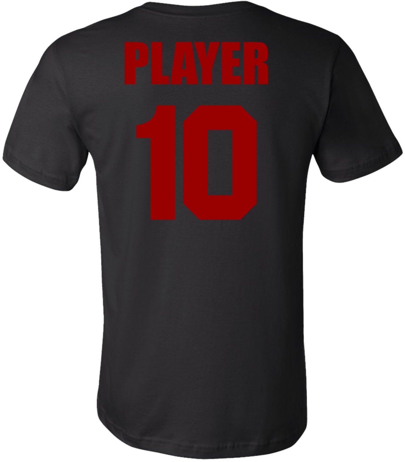 NAME & NUMBER Add On for Back of TShirt