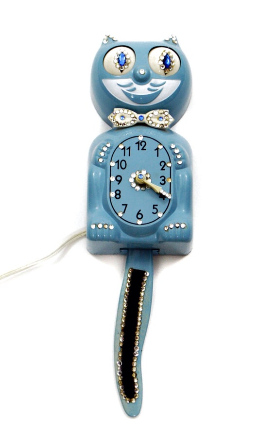 Vintage 70s KitCat Klock Rhinestones San Juan by Dopedoll on Etsy