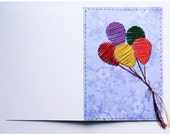 FREE SHIPPING Birthday Handmade Card. Original gift idea. Baloons postcard for children. Hand Stitched postcard. Kawaii gift. 40% sale FREE SHIPPING Birthday Handmade Card. Original gift idea. Baloons postcard for children. Hand Stitched postcard. Kawaii gift. 40% sale