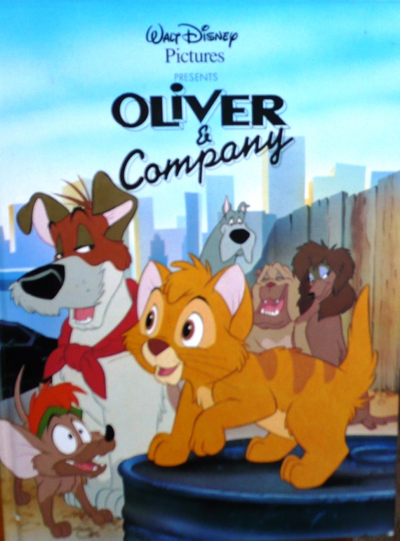 Vintage Walt Disney Oliver & Company Hardcover Gallery