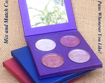 NEW Create Your Own Eyeshadow Palette- Choose Your Palette, Choose Your Colors- Mineral and all Natural, Vegan Friendly