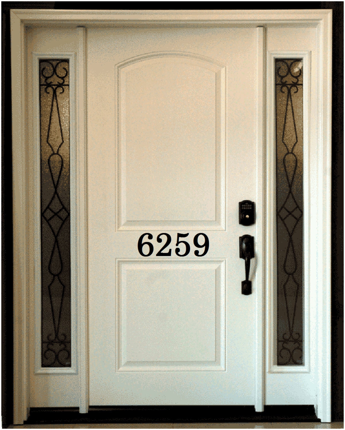 6 Back Adhesive Decals For Garage Doors Address Decal Vinyl Address Decal Vinyl Numbers 4 Front Door