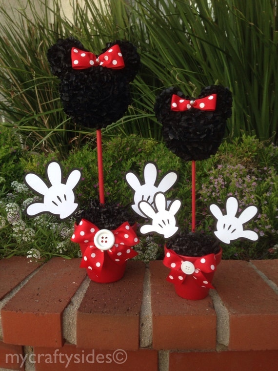 Minnie Mouse Centerpiece 15 Inches Minnie Mouse Party