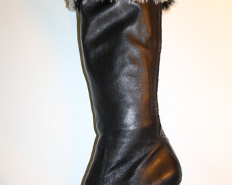 Silver Fox Faux Fur Boot Toppers.