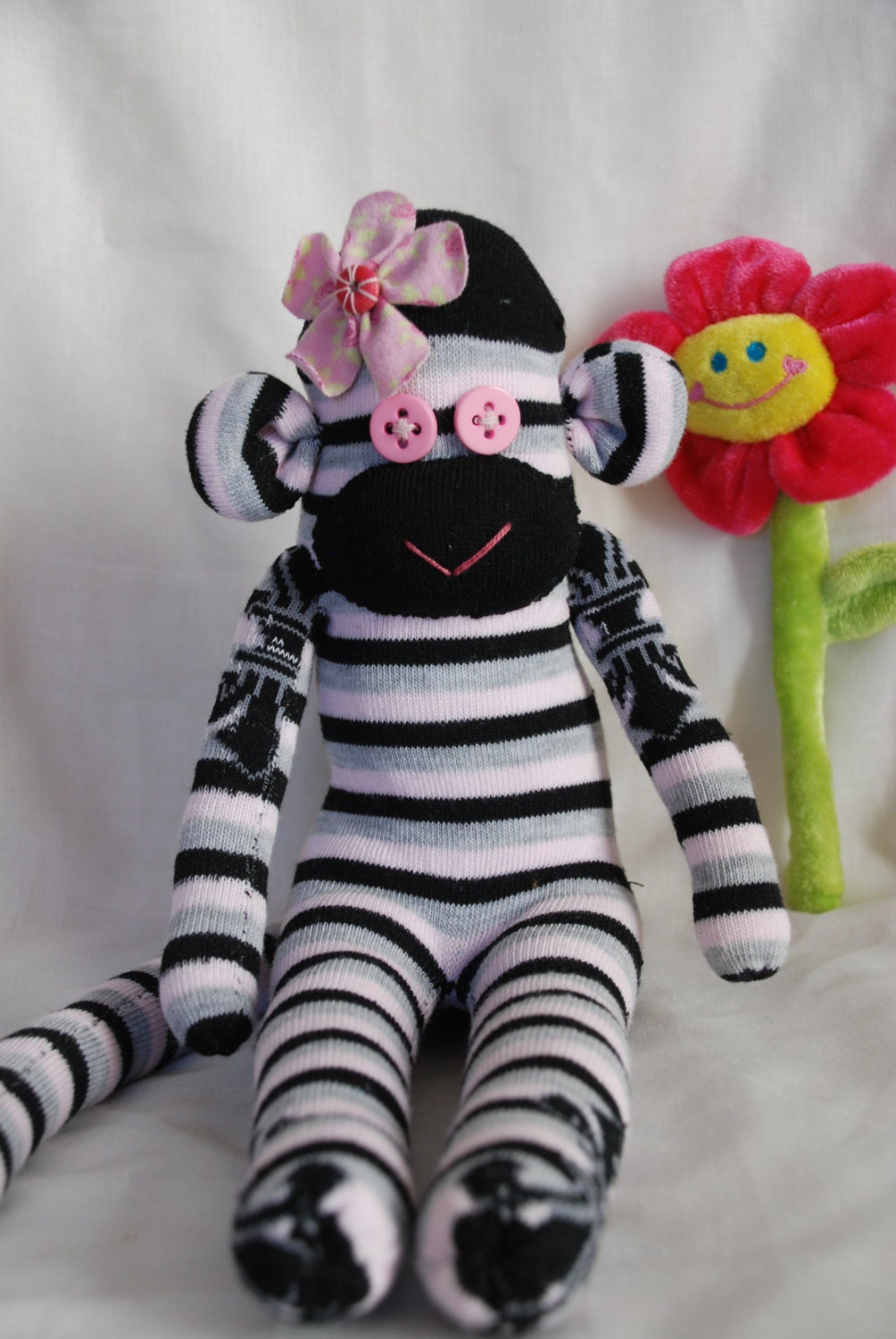 sock monkey stuffed animal